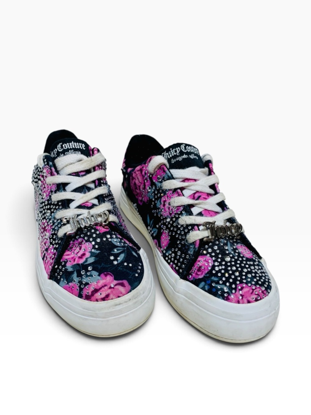 Kids Juicy Couture “Alanis” Floral Sneakers Size 3